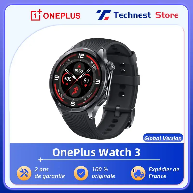 Versione globale OnePlus Watch 3 Smartwatch da 46 mm Display LTPO AMOLED da 1 Versione globale OnePlus Watch 3 Smartwatch da 46 mm Display LTPO AMOLED da 1