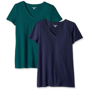 Amazon Essentials T-shirt a Maniche Corte con Vestibilità Classica (Opzioni Girocollo)