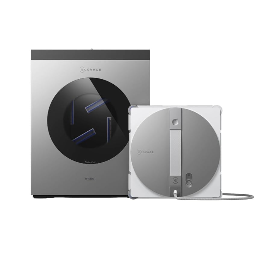 ECOVACS WINBOT W3 OMNI Robot Lavavetri con Stazione Multifunzione