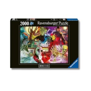 Ravensburger Puzzle 2000 Pezzi Universal Monsters – Puzzle Adulti +14 anni
