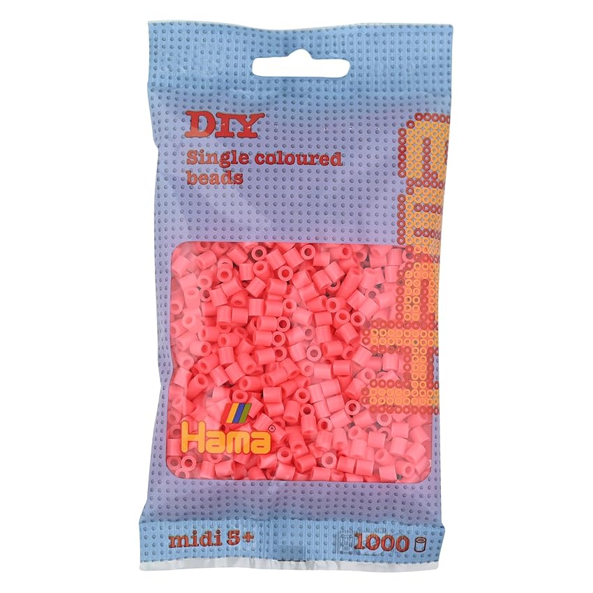 HAMA Ironing Beads-Red Pastel (044) HAMA Ironing Beads-Red Pastel (044)