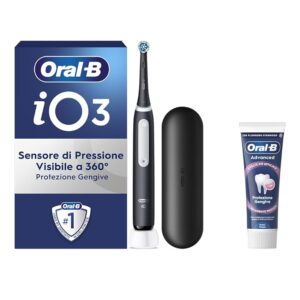 Oral-B Spazzolino Elettrico Ricaricabile iO 3 Nero