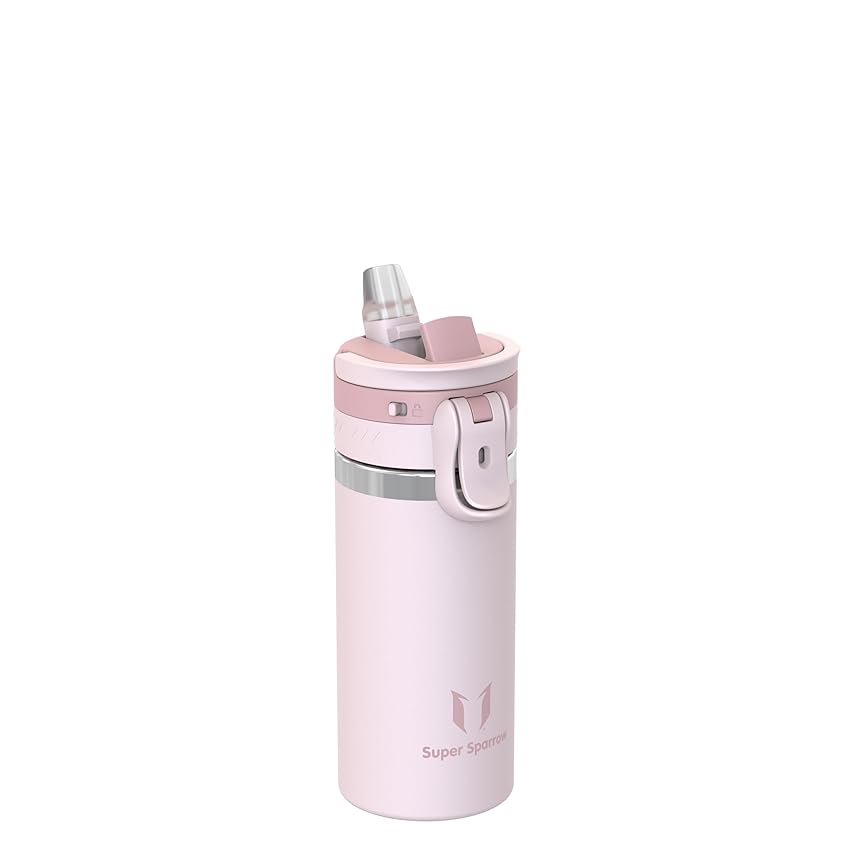 Sparrow Borraccia Termica Bambini- 500ml - TouchFlow Bottiglia Termica Acciaio Inox Sparrow Borraccia Termica Bambini- 500ml - TouchFlow Bottiglia Termica Acciaio Inox