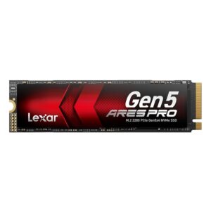 Lexar ARES PRO SSD 1TB PCIe Gen5 NVMe M.2 SSD Interno Gaming