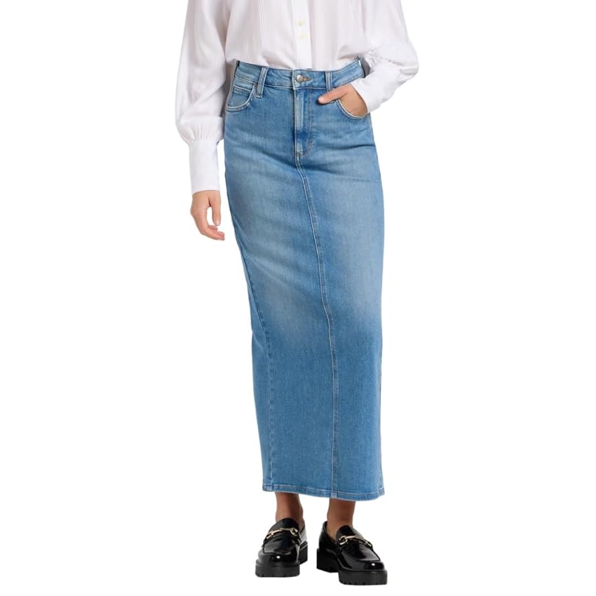 Lee Back Slit Maxi Skirt