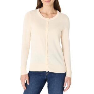 Amazon Essentials Cardigan Girocollo Leggero (Taglie Forti Disponibili)