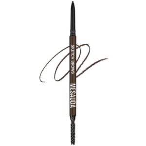 Mesauda Sketch Brows Dark - Matita Automatica Waterproof Con Mina Slim