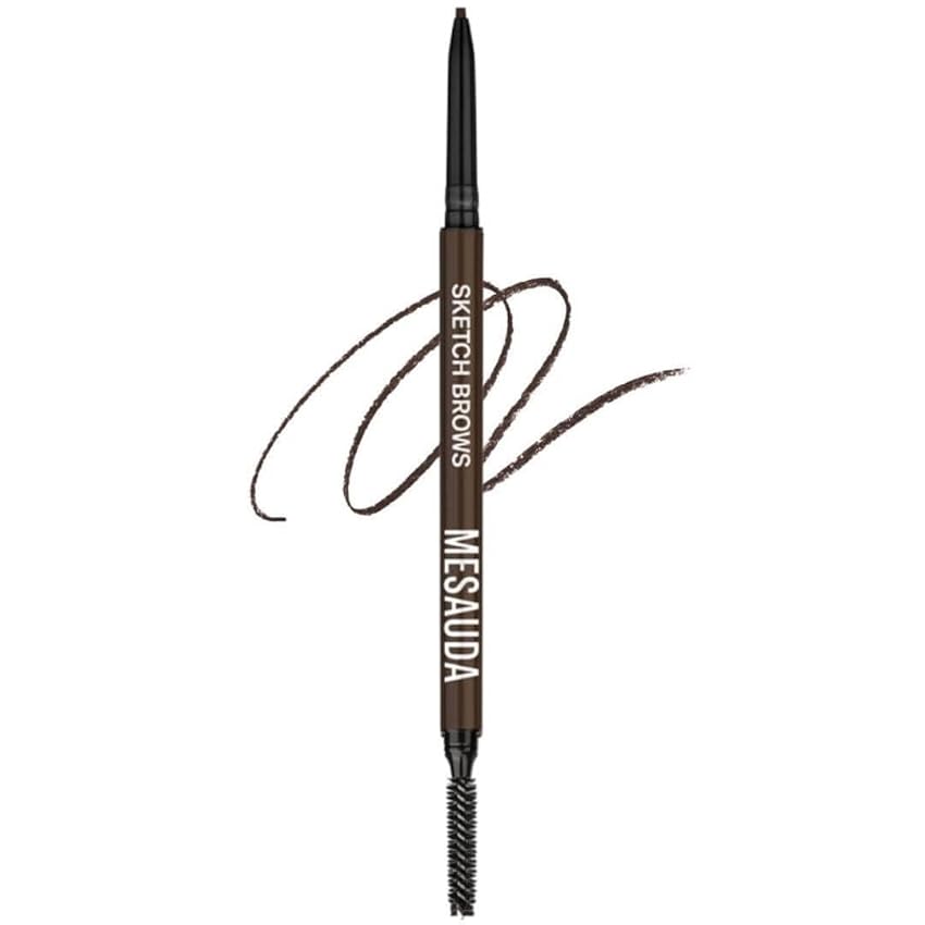 Mesauda Sketch Brows Dark - Matita Automatica Waterproof Con Mina Slim