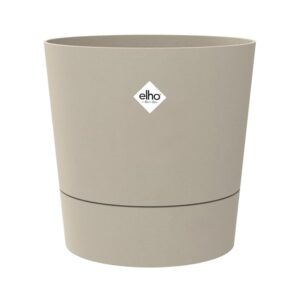 Elho Foss Round 43cm - Vaso per Interno - 100% Plastica Riciclata