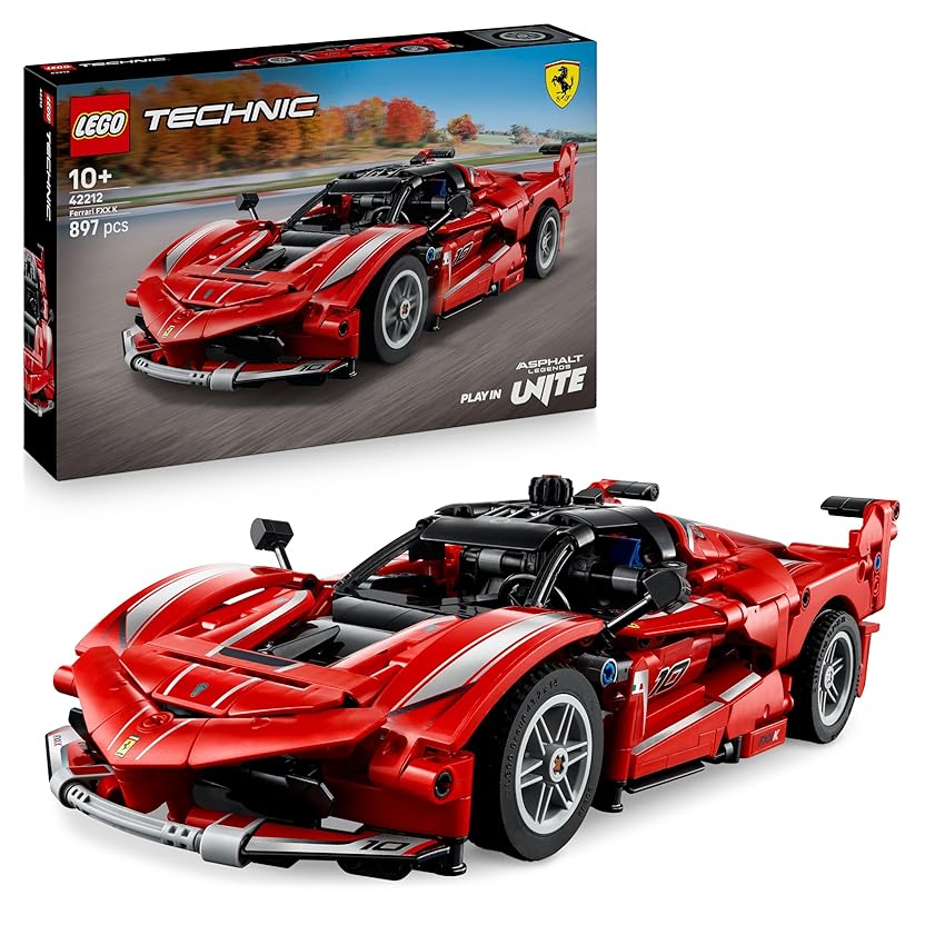 LEGO Technic Ferrari FXX K Macchina Giocattolo - Modello di Auto da Corsa per il Gioco