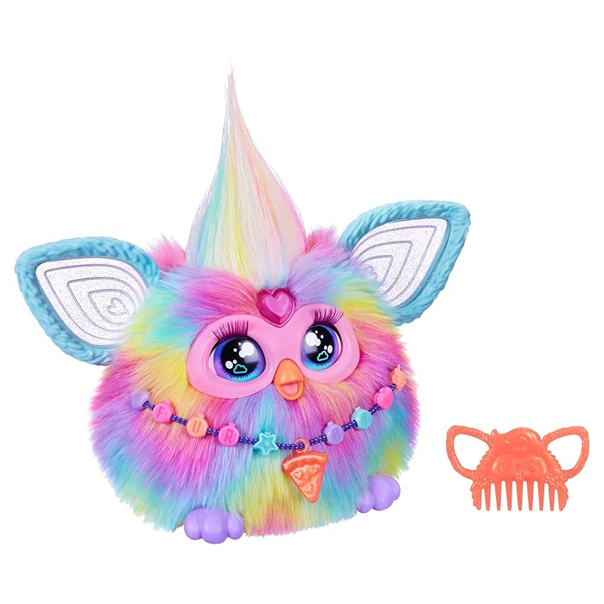 Furby Hasbro Tie Dye Peluche Elettronico per Bambini e Bambine dai 6 Anni in Su