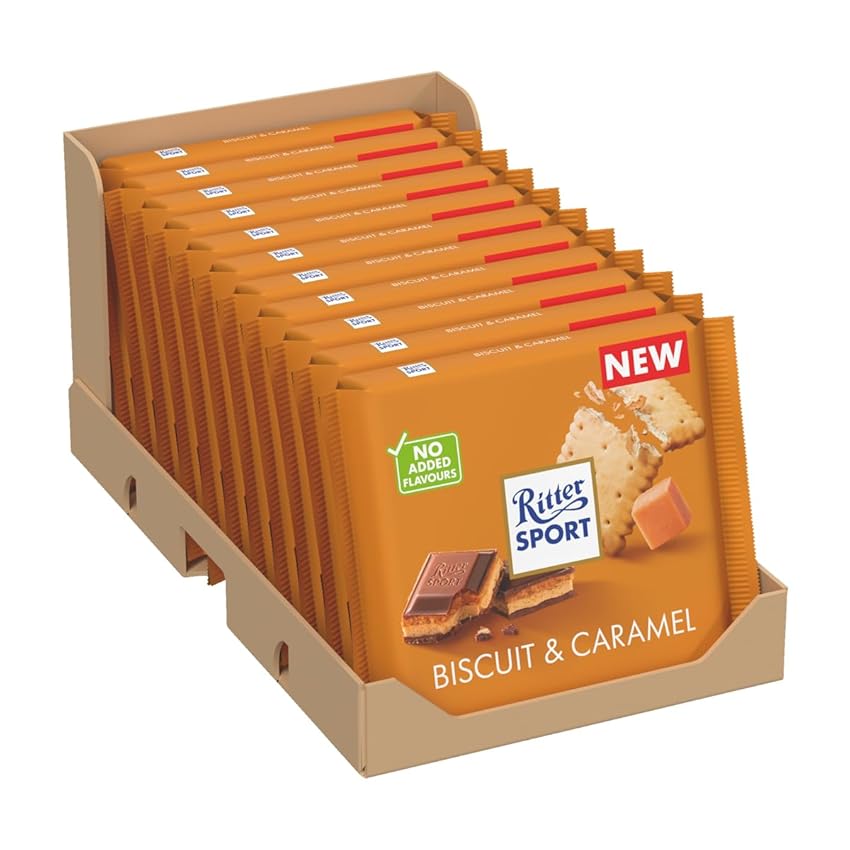 RITTER SPORT Biscotto e Caramello