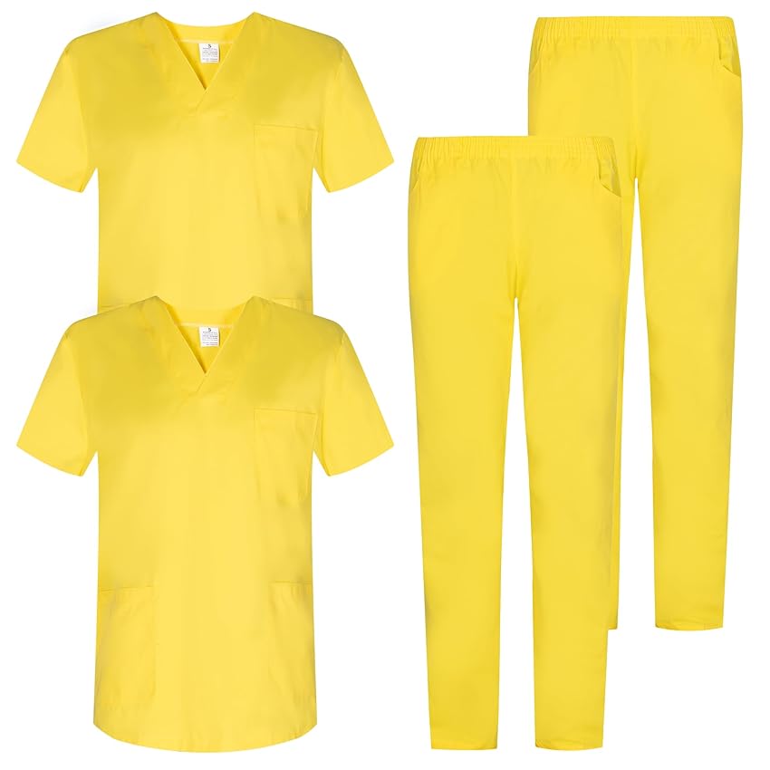 MISEMIYA - Pack * 2 PCS - Uniforme Medica con Maglia e Pantaloni Uniformi Mediche