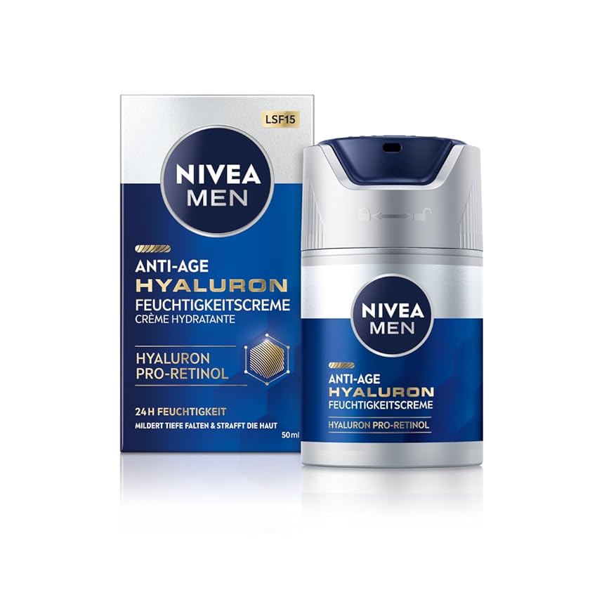NIVEA MEN Crema idratante ialuronico anti-età