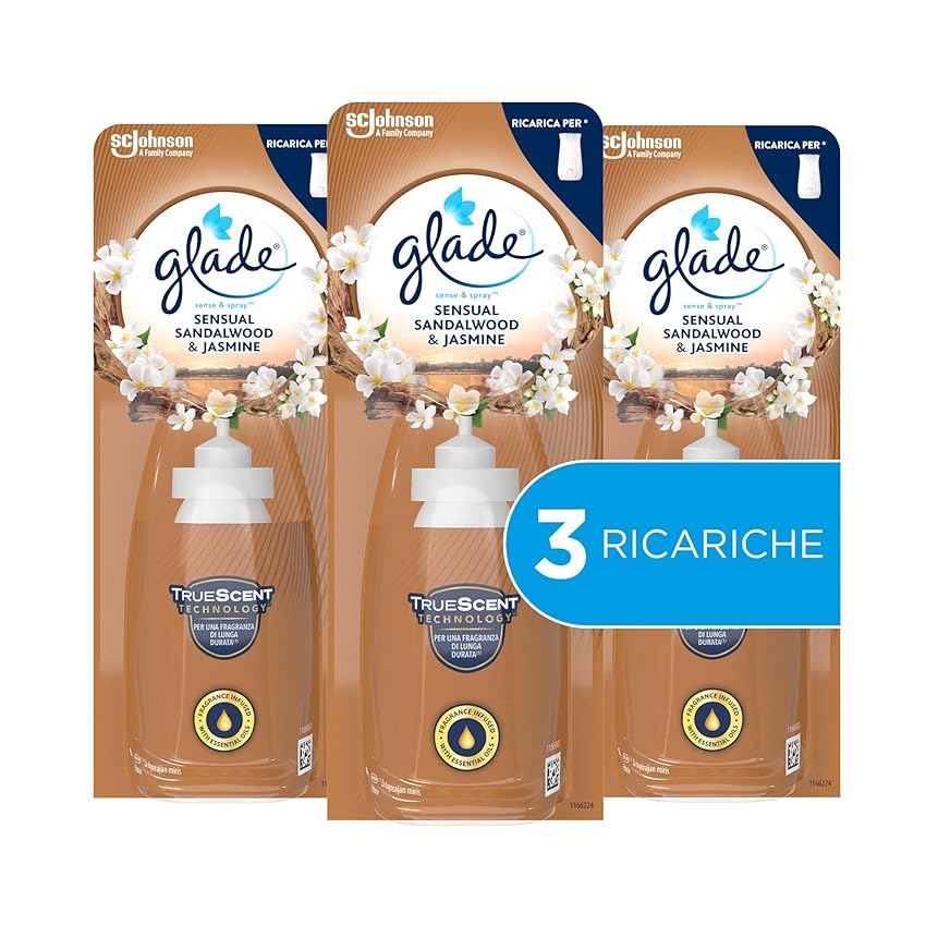 Glade Sense & Spray Profumatore per Ambienti con Oli Essenziali e Sensore di Movimento