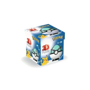 Ravensburger - Puzzle 3d Poké Balls Net Ball | Puzzle 3d Bambini A Partire Dagli 6