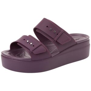 Crocs Brooklyn Buckle Low Wedge