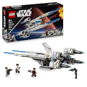 LEGO Star Wars 75399 U-Wing Starfighter Ribelle - Astronave Giocattolo da Costruire con Funzione Swing