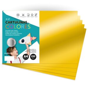 Cartoncino Colorato Metallizzato
