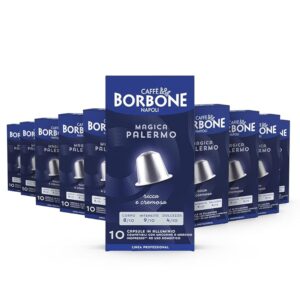 Caffè Borbone Miscela Magica Palermo - 100 Capsule ALLUMINIO (10 confezioni da 10)