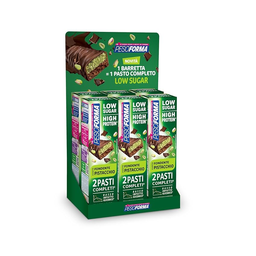 Barrette 2 pasti low sugar pistacchio