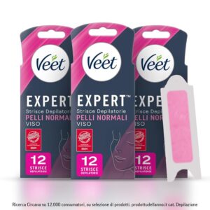 Veet Expert strisce depilatorie Pelli Normali