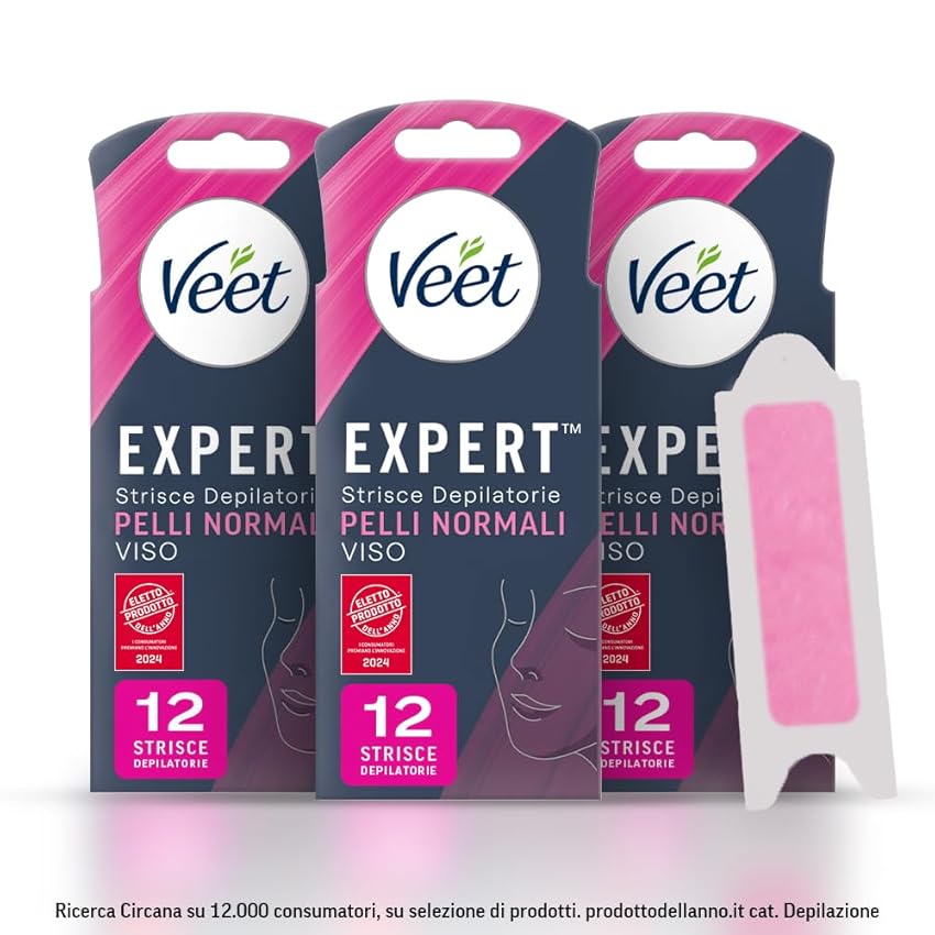 Veet Expert strisce depilatorie Pelli Normali