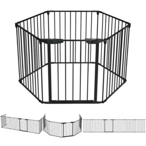 VOUNOT® Barriera di Sicurezza 375 cm per Bambini e Cani