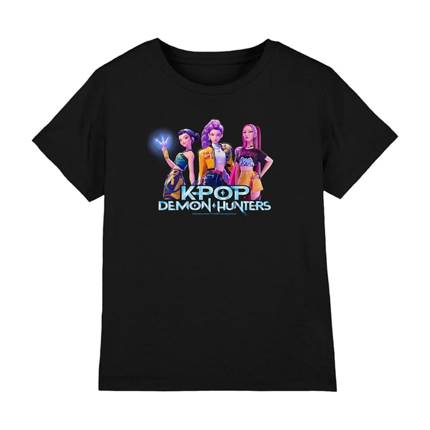 KPOP Demon Hunters - Huntrix KPOP Group Kids T Shirt