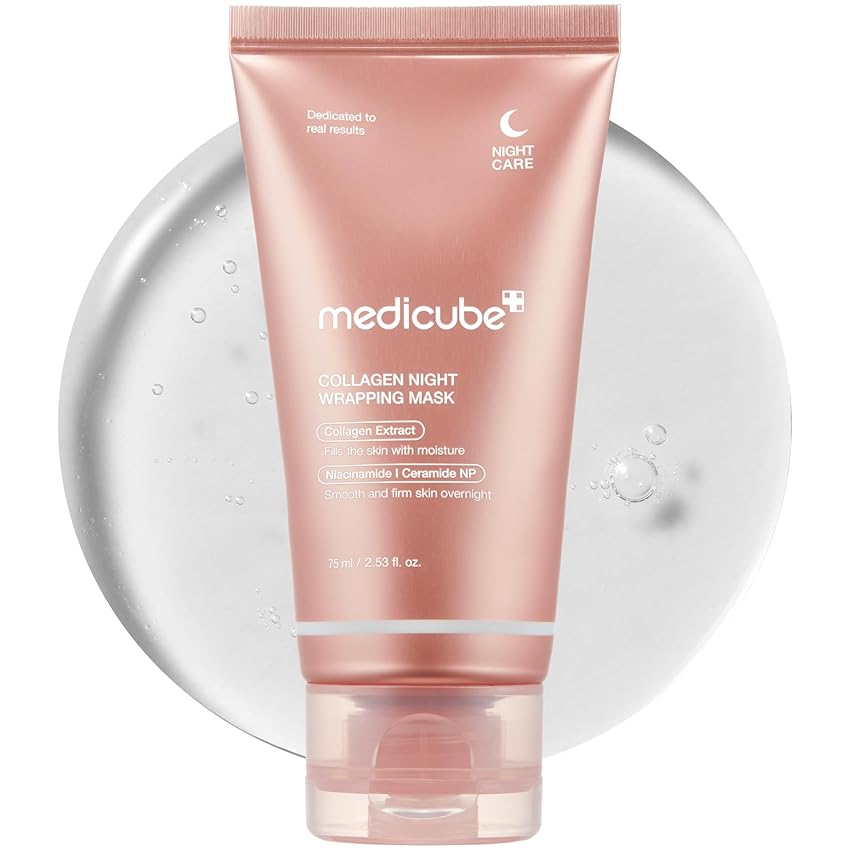 medicube Collagen Night Wrapping Mask - Maschera Collagene Viso Notturna