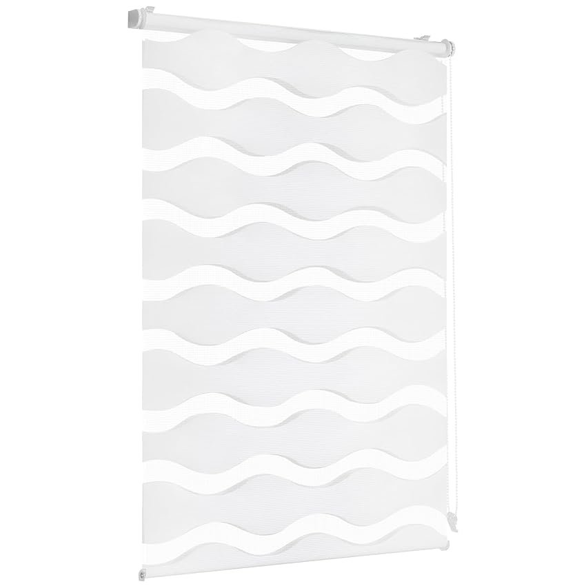 Sekey Doppia tenda avvolgibile con sistema di fissaggio senza fori