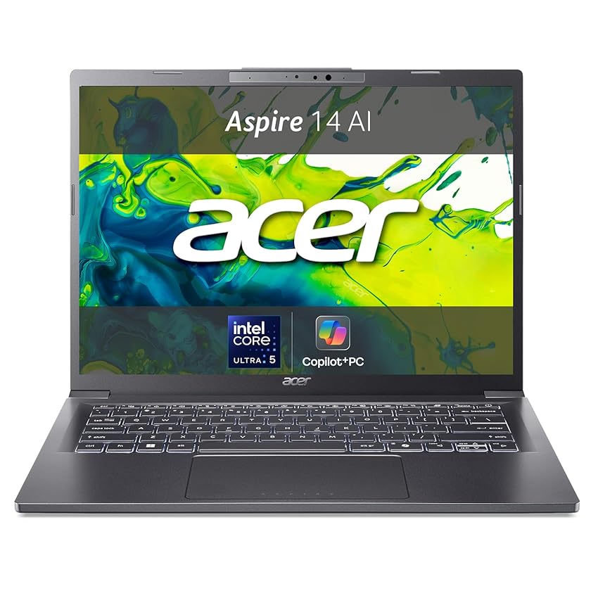 acer Aspire 14 AI Laptop | Display 14” WUXGA OLED | Intel Core Ultra 5