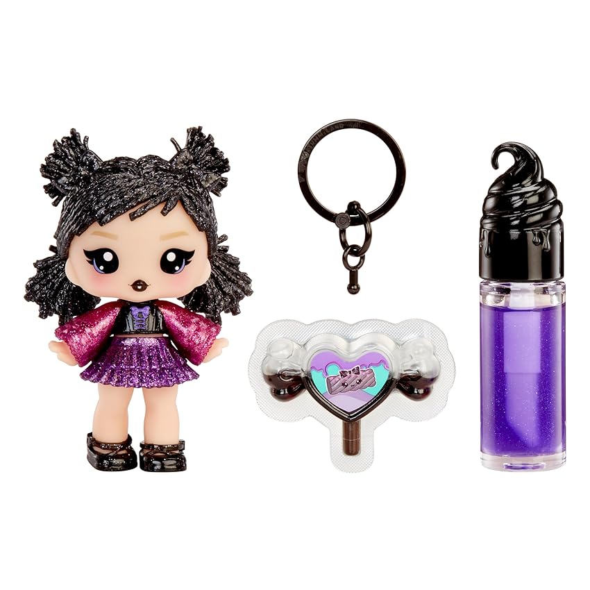 Yummiland Lip Gloss Doll: Sour Sweeties - Blake Licorice - Include 1 Bambola