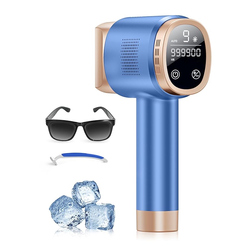 Epilatore Luce Pulsata con Funzione di Raffreddamento a Ghiaccio