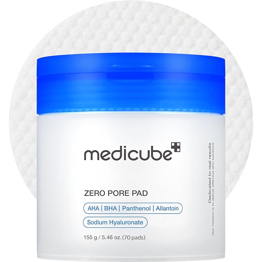 medicube Zero Pore Pads 2.0 Tamponi Tonici Per Il Viso A Doppia Texture Per L'Esfoliazione