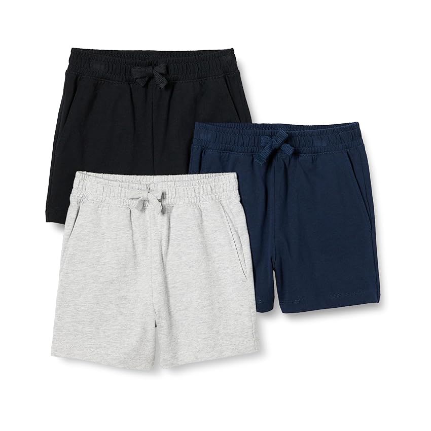 Amazon Essentials Pantaloncini in Jersey di Cotone Bambini e ragazzi