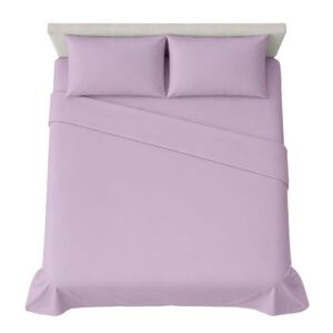 hermet Set Lenzuola Matrimoniali in Tinta Unita