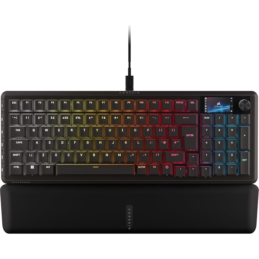 Corsair VANGUARD 96 Tastiera Meccanica da Gioco con Cavo – Layout al 96%