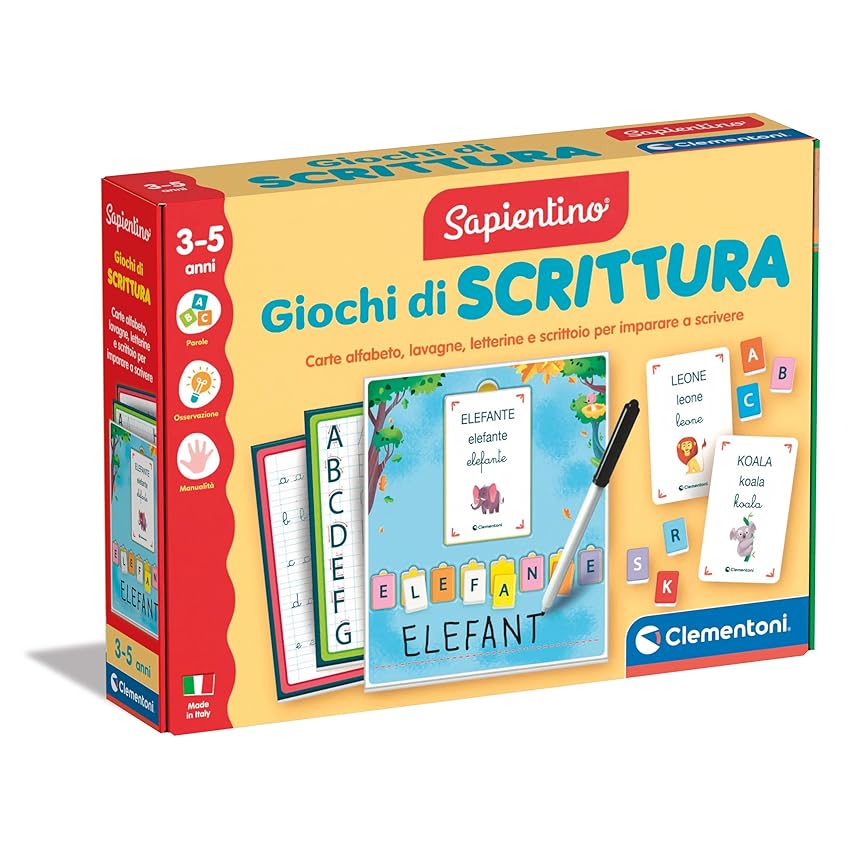 Clementoni Sapientino Montessori - Giochi di Scrittura