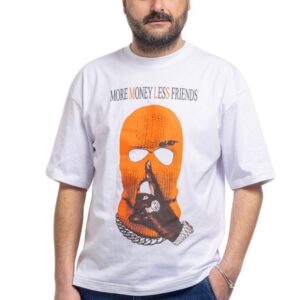 T-shirt Uomo Passamontagna Maglietta Made In Italy Casual Sportiva Regular VEQUE