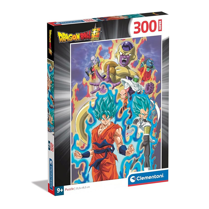 Clementoni- Dragonball Supercolor Puzzle-Dragonball-300 Pezzi Bambini 9 Anni