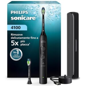 Spazzolino elettrico Philips Sonicare Serie 4100 - Spazzolino sonico con sensore di pressione