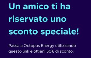 passa all’energia giusta e ricevi anche 50€ di bonus