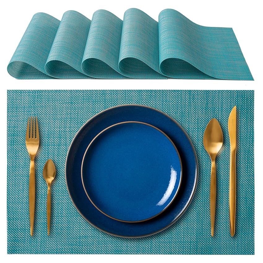 IPEA Tovagliette Americane Eleganti 45 x 30 cm per Cena