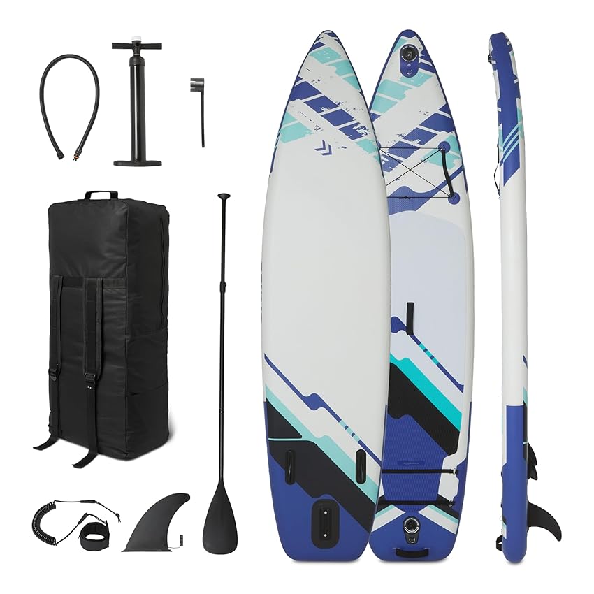 Amazon Basics Tavola da Stand Up Paddle con Kit Accessori Completo