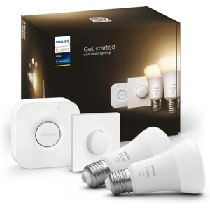 Philips Hue White Starter Kit con 2 Lampadine