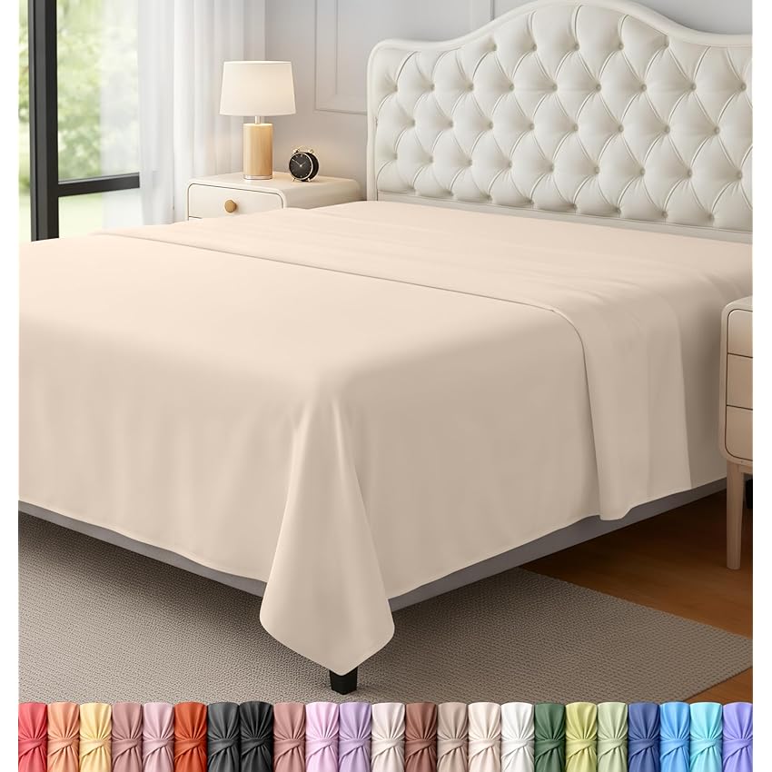 Utopia Bedding - Confezione da 1 lenzuolo piano