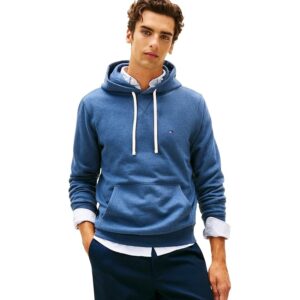 Tommy Hilfiger Felpa con Cappuccio in Pile da Uomo Ess Seasonal