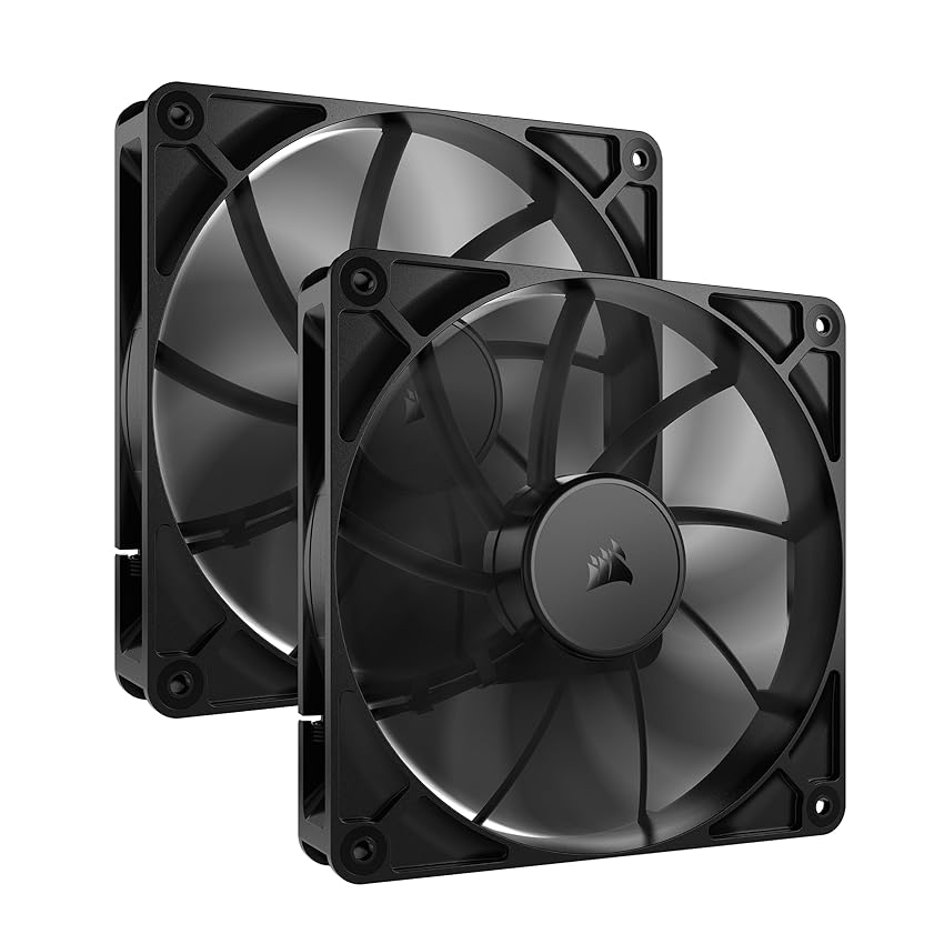 Corsair Rs140 - Geh?usel?fter - 140 Mm - Schwarz (packung Mit 2)