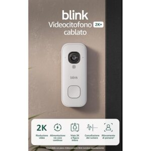 Blink Videocitofono cablato 2K+ (ultimo modello)